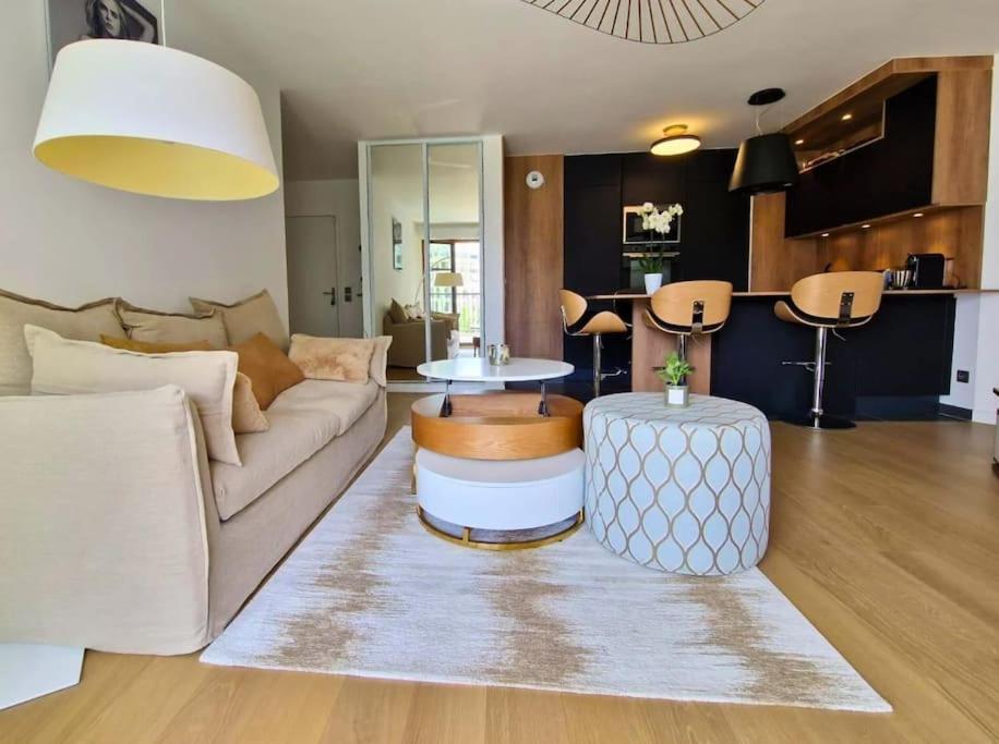 Sublime Appartement 4 Etoiles Neuf T3 Aputeaux 61M2 Proche La Defense, 10M2 De Terrasse Avec Magnifique Vue Exterior foto